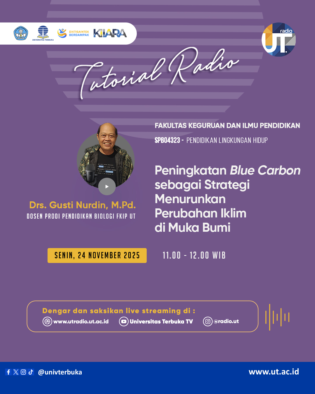 Peningkatan Blue Carbon sebagai Strategi Menurunkan Perubahan Iklim di Muka Bumi