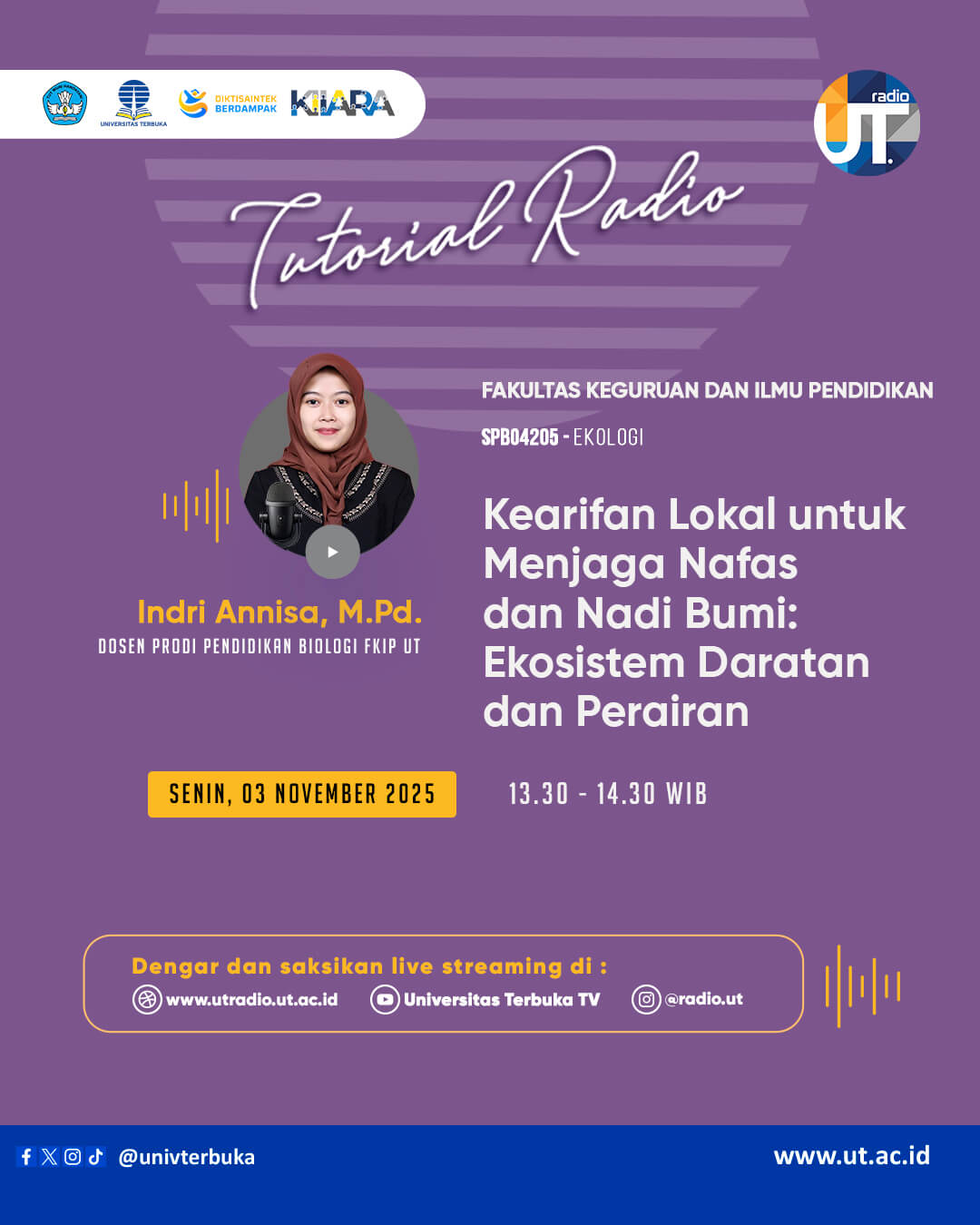 Kearifan Lokal untuk Menjaga Nafas dan Nadi Bumi: Ekosistem Daratan dan Perairan