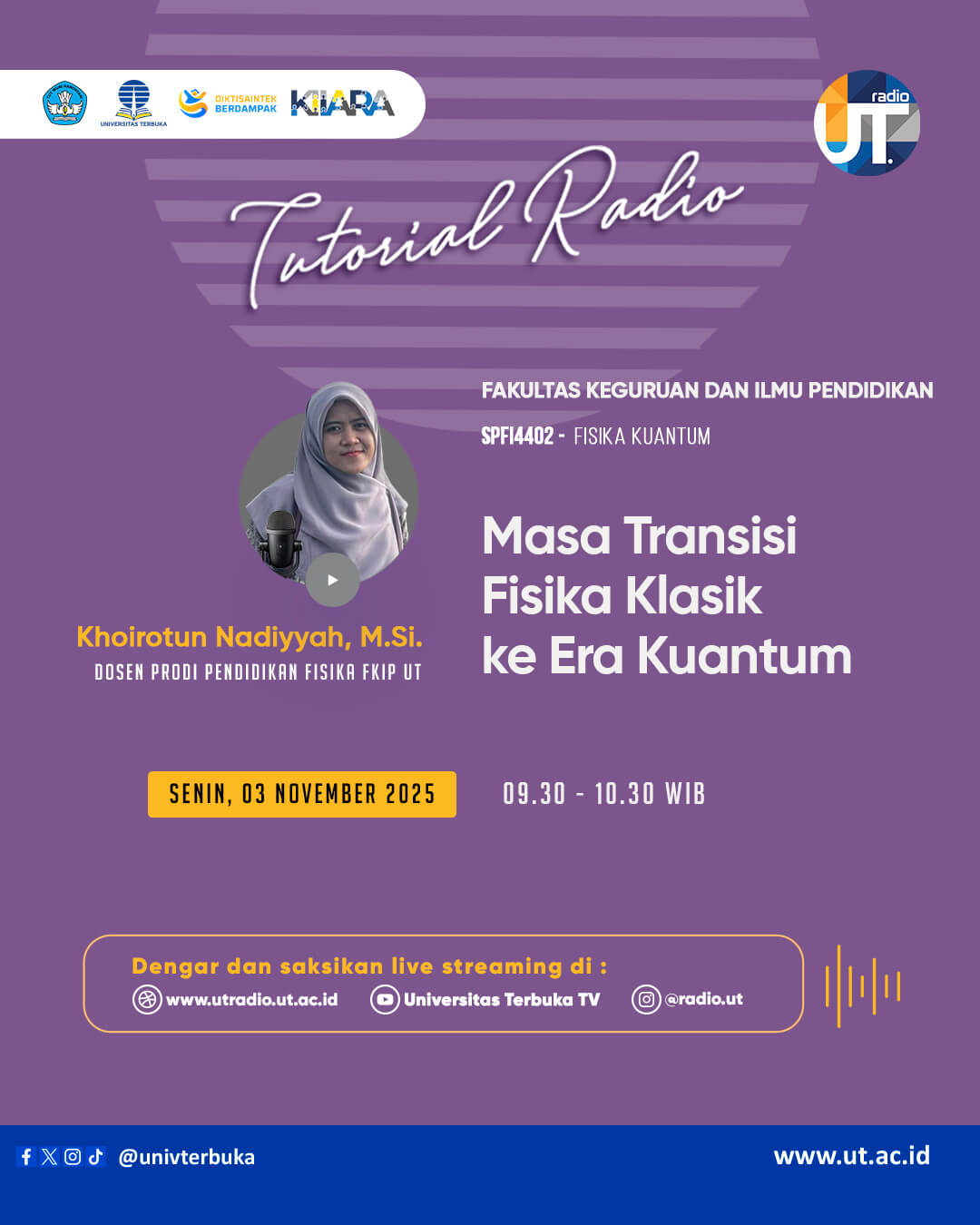 Masa Transisi Fisika Klasik ke Era Kuantum