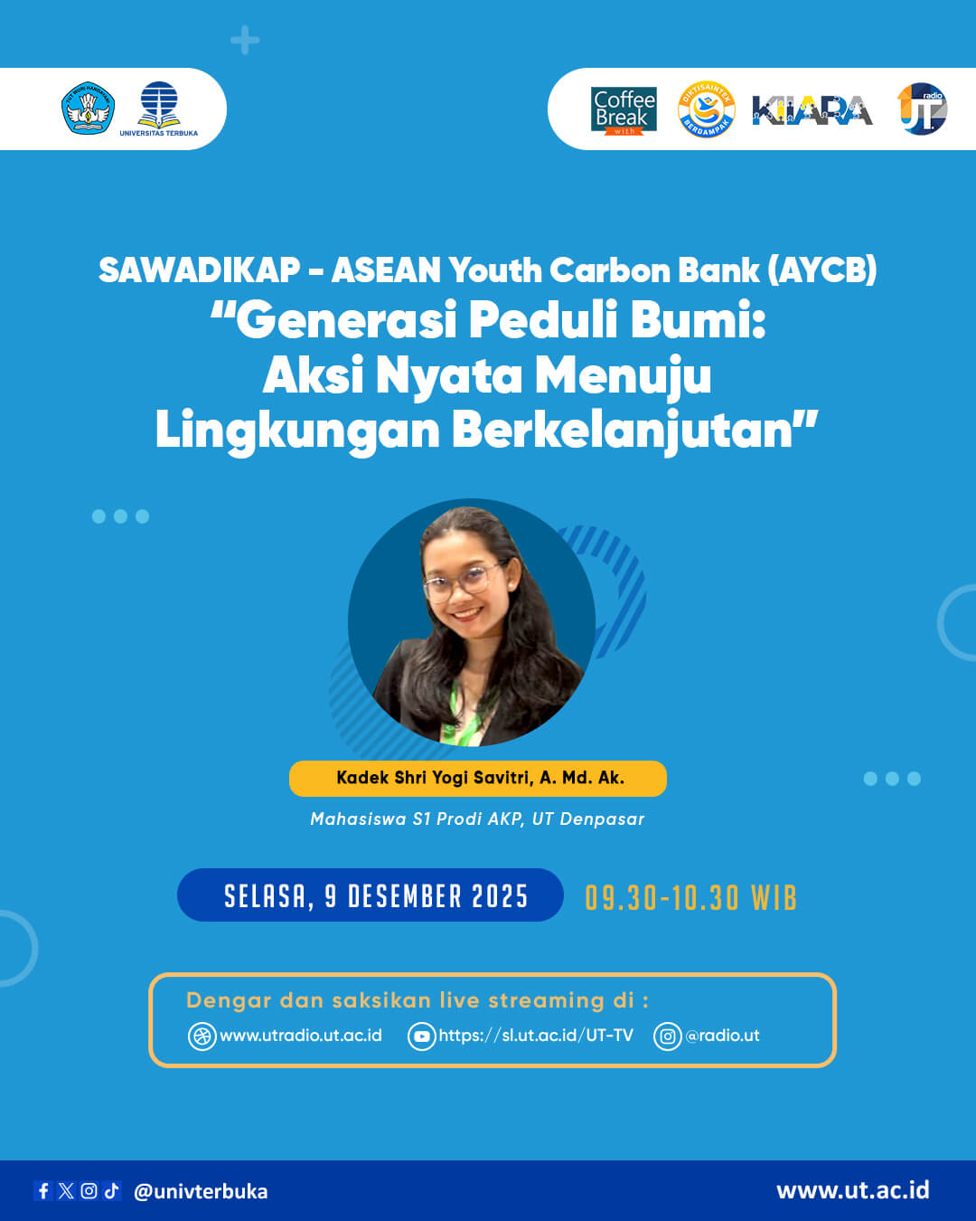 SAWADIKAP #3  ASEAN Youth Carbon Bank (AYCB) – “Generasi Peduli Bumi: Aksi Nyata Menuju Lingkungan Berkelanjutan”