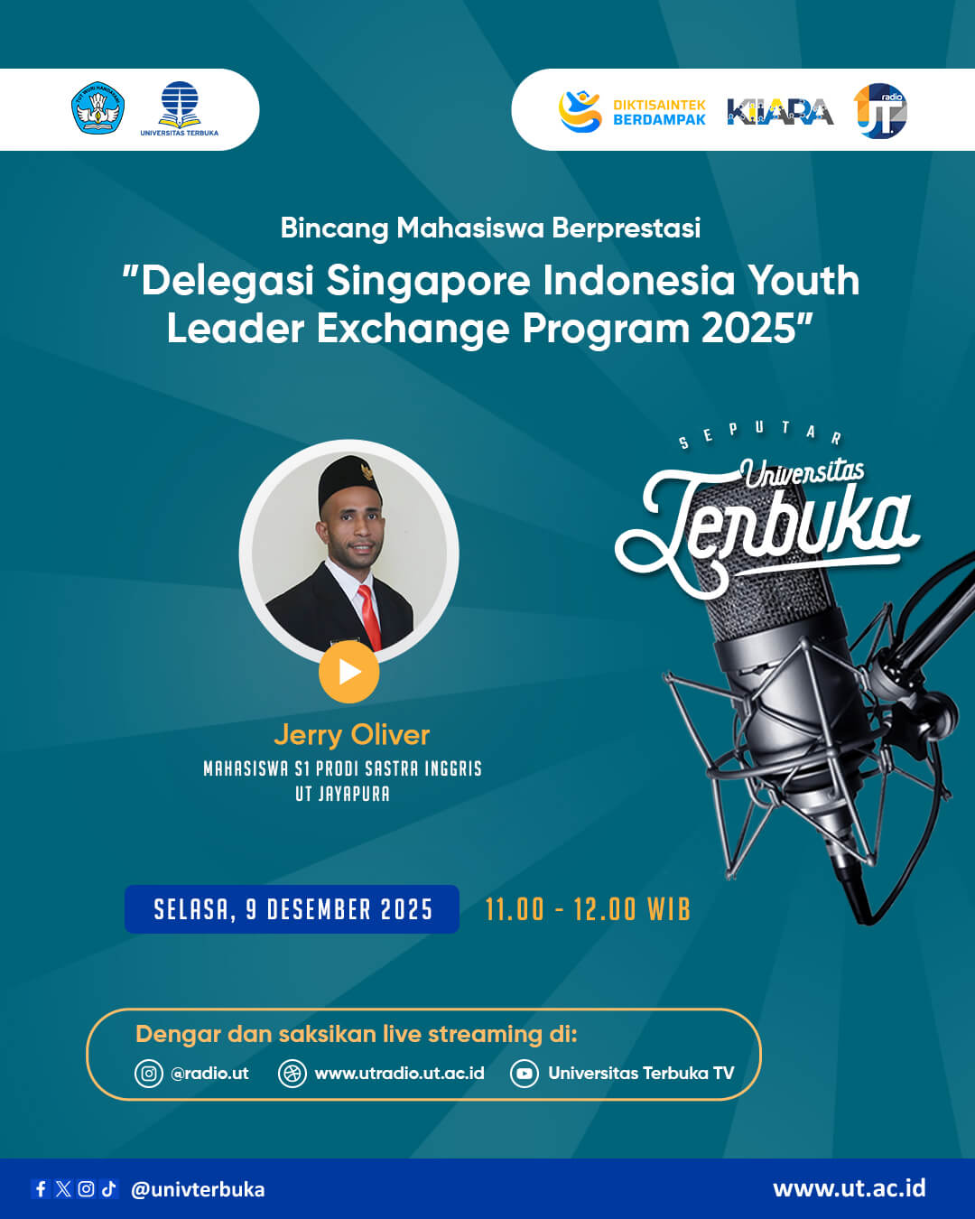 Bincang Mahasiswa Berprestasi: Delegasi Singapore Indonesia Youth Leader Exchange Program 2025