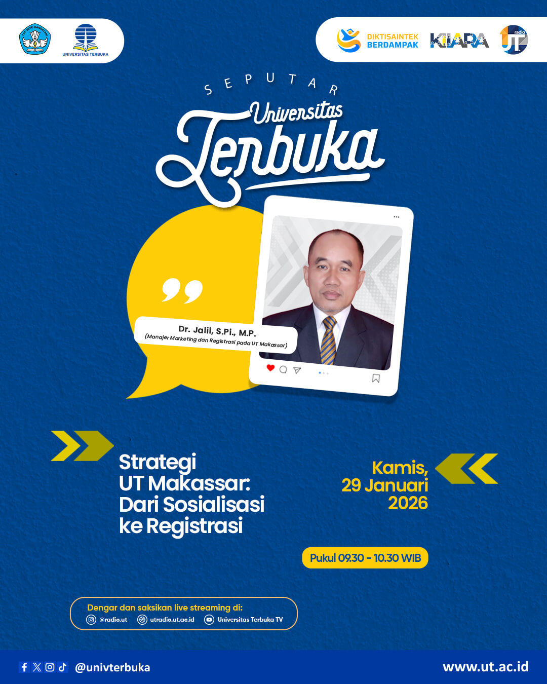 Strategi UT Makassar: Dari Sosialisasi ke Registrasi