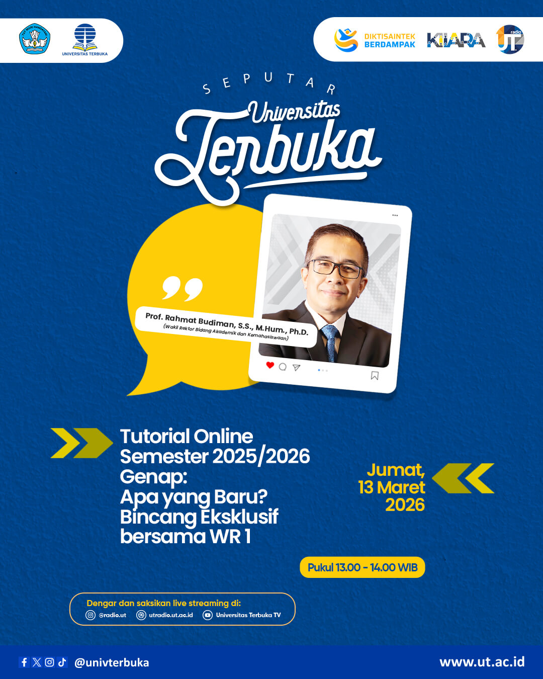 Tutorial Online 2026: Apa yang Baru? Bincang Eksklusif bersama WR1