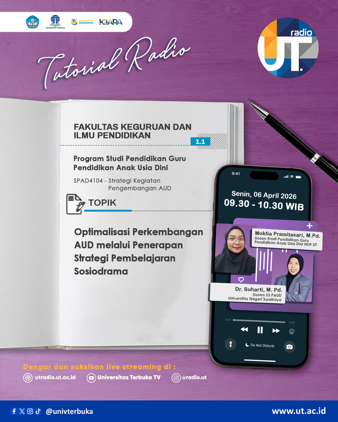 Optimalisasi Perkembangan AUD melalui Penerapan Strategi Pembelajaran Sosiodrama