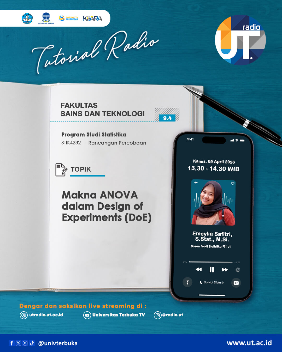 Makna ANOVA dalam Design of Experiments (DoE)