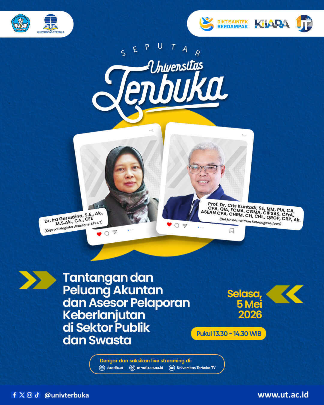 Tantangan dan Peluang Akuntan dan Asesor Pelaporan Keberlanjutan di Sektor Publik dan Swasta
