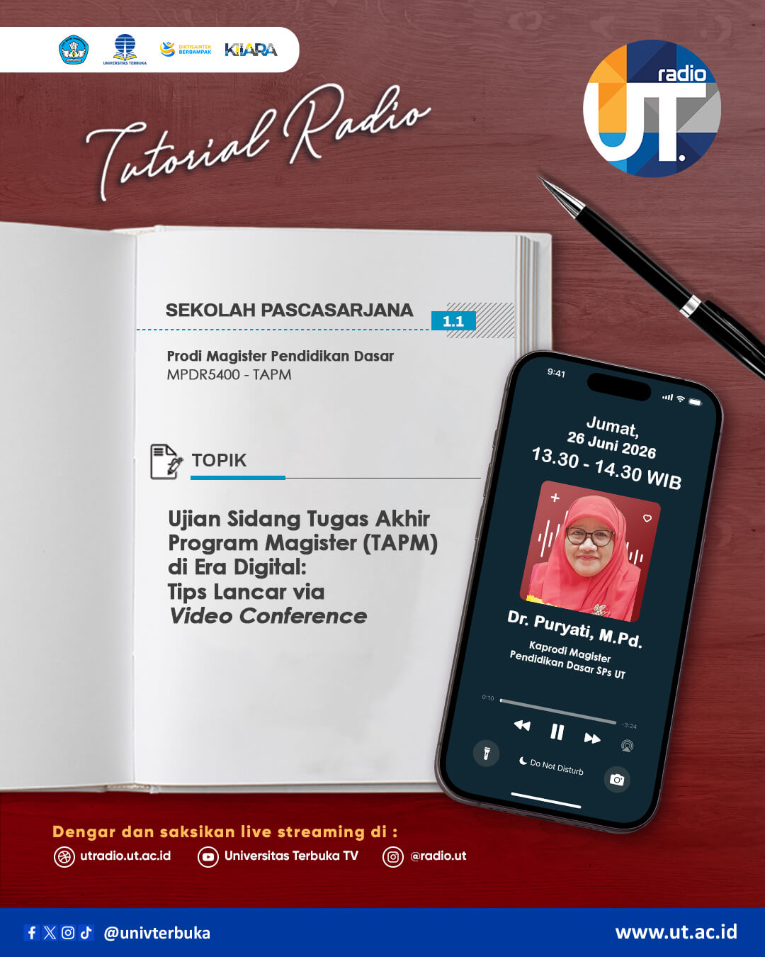 Ujian Sidang Tugas Akhir Program Magister (TAPM) di Era Digital: Tips Lancar Via Video Conference