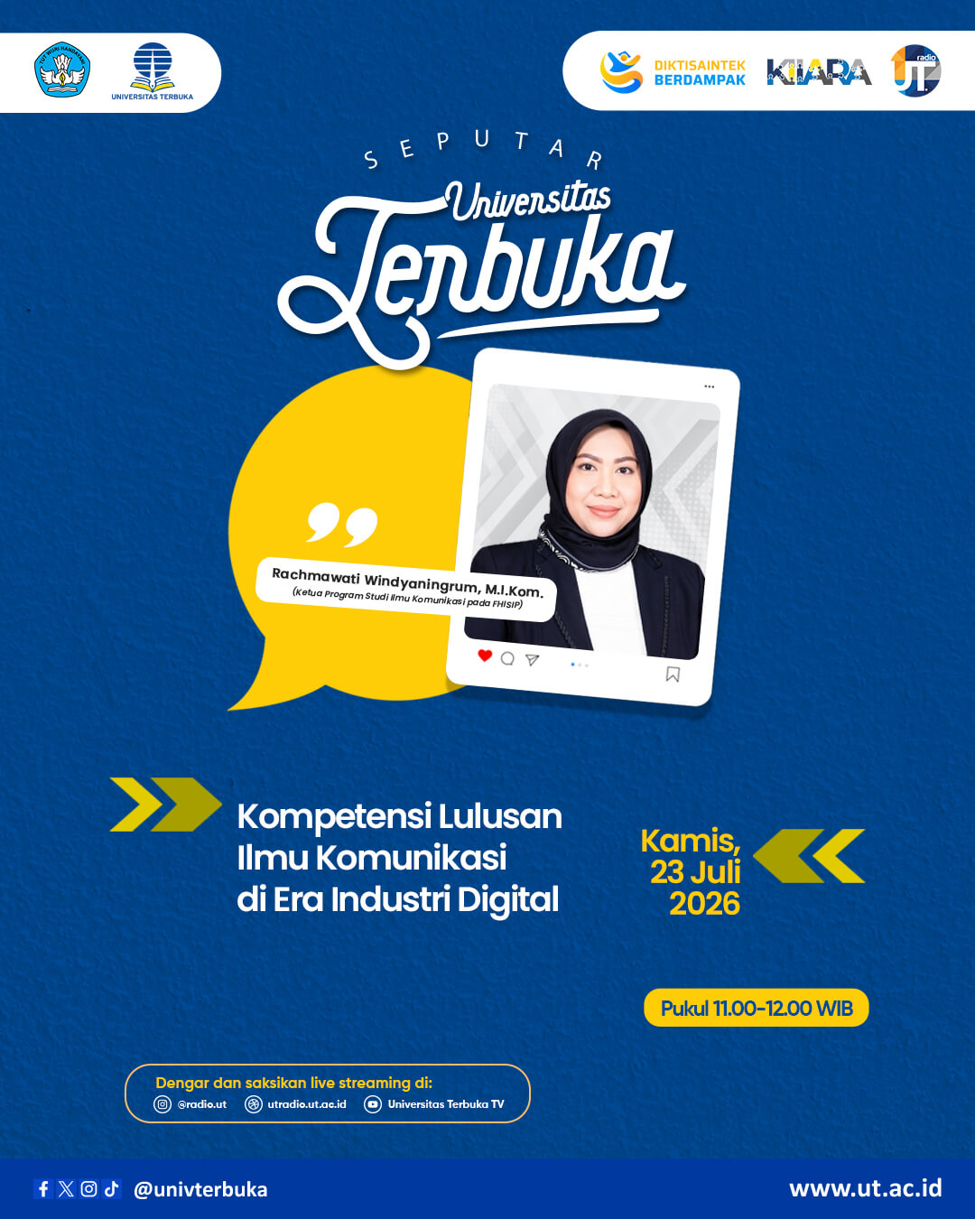Kompetensi Lulusan Ilmu Komunikasi di Era Industri Digital