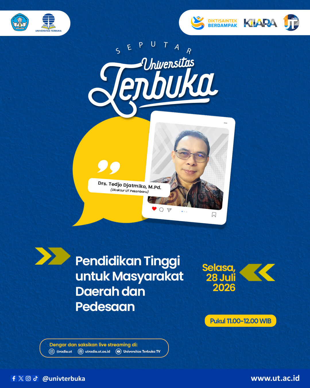 Pendidikan Tinggi untuk Masyarakat Daerah dan Pedesaan