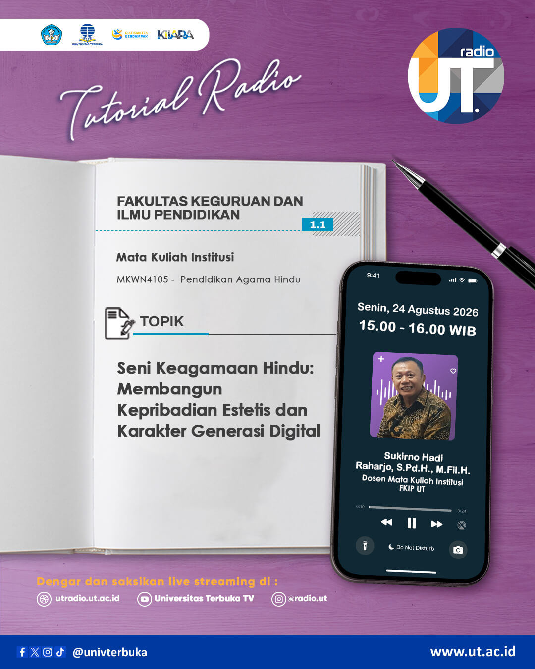 Seni Keagamaan Hindu: Membangun Kepribadian Estetis dan Karakter Generasi Digital