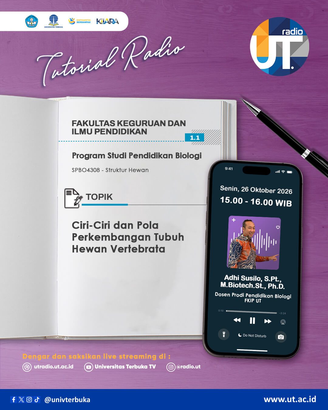 Ciri-Ciri dan Pola Perkembangan Tubuh Hewan Vertebrata
