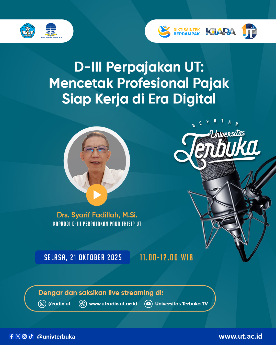 D-III Perpajakan UT: Mencetak Profesional Pajak Siap Kerja di Era Digital
