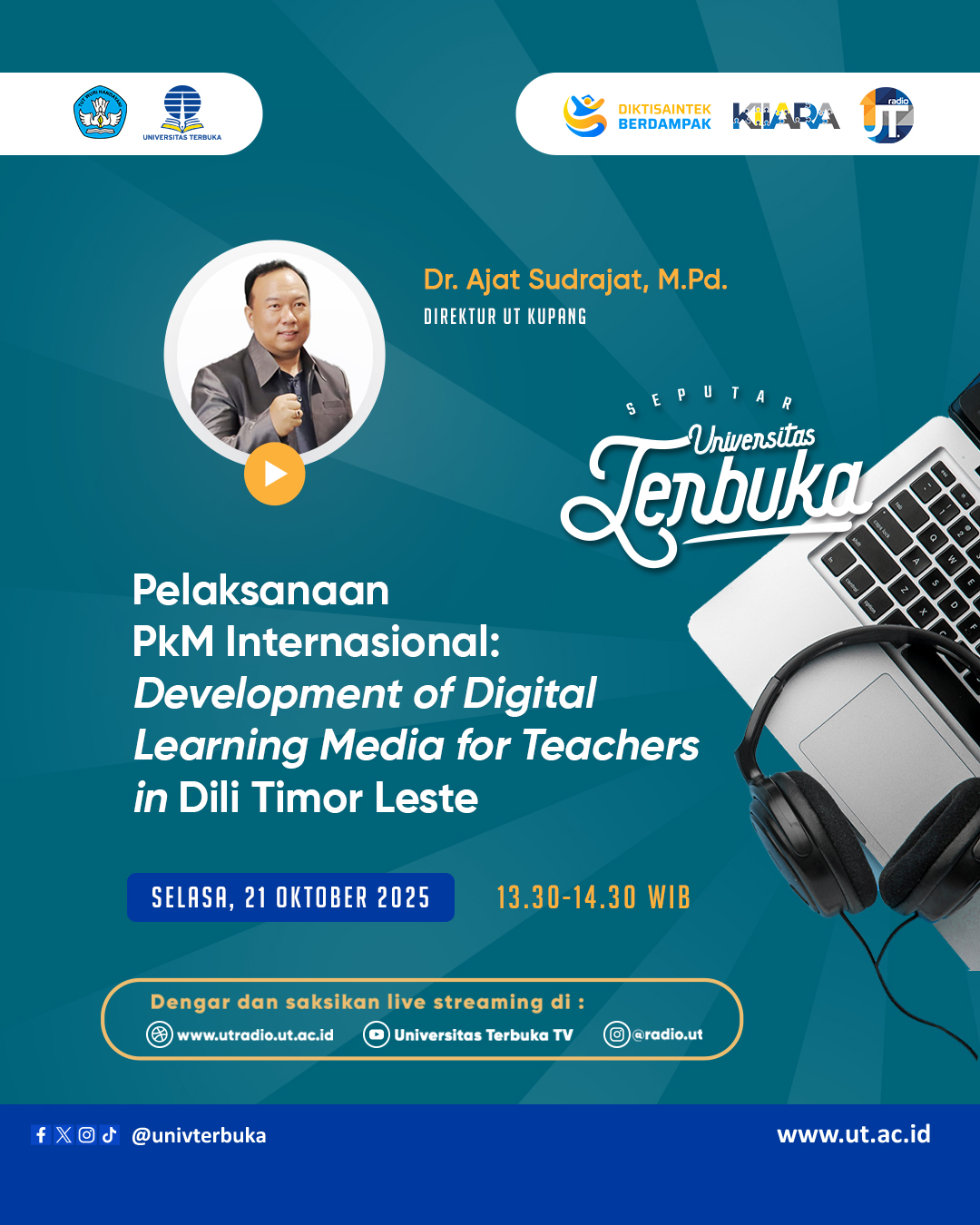 Pelaksanaan PkM Internasional: Development of Digital Learning Media for Teachers in Dili Timor Leste