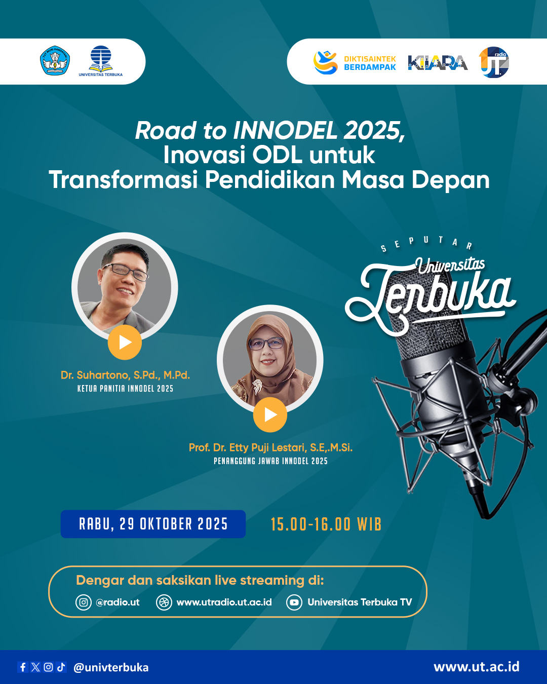 Road to INNODEL 2025, Inovasi ODL untuk Transformasi Pendidikan Masa Depan